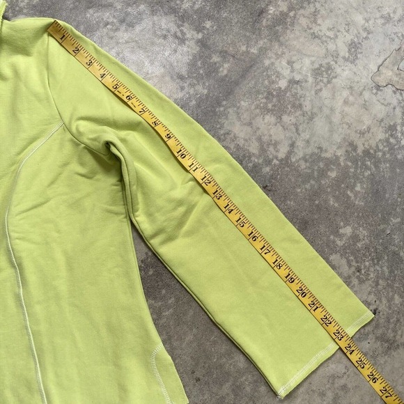 Soft Surroundings Jacket Womens Medium Nirvana Lime Button Closure New - Picture 6 of 11